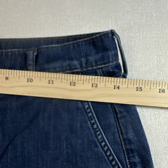 J.Crew Women's Jeans Blue Size 26 Tapered Mid Rise Stretch Denim Cotton Blend - Picture 2 of 9